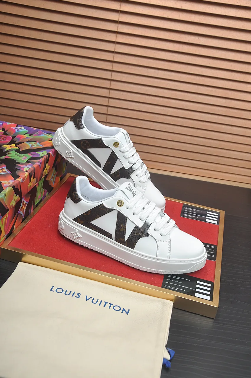 Men's shoes 💰540💶[LOUIS VUITTON] Original order price (mesh lining) new model 🍀LV Louis Vuitton * - top version of LV classic trendy shoes! Use imported original cowhide leather, cloth cowhide lining and original wear-resistant rubber outsole! High quality products! Code number 38-45 (45 is custom-made and cannot be returned or exchanged)